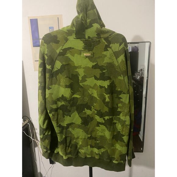 LRG Tree Camo Deep Cover Zip Up Hoodie Size XL - Picture 3 of 8
